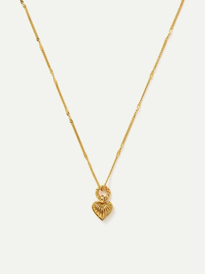 Heart Charm Pendant Necklace