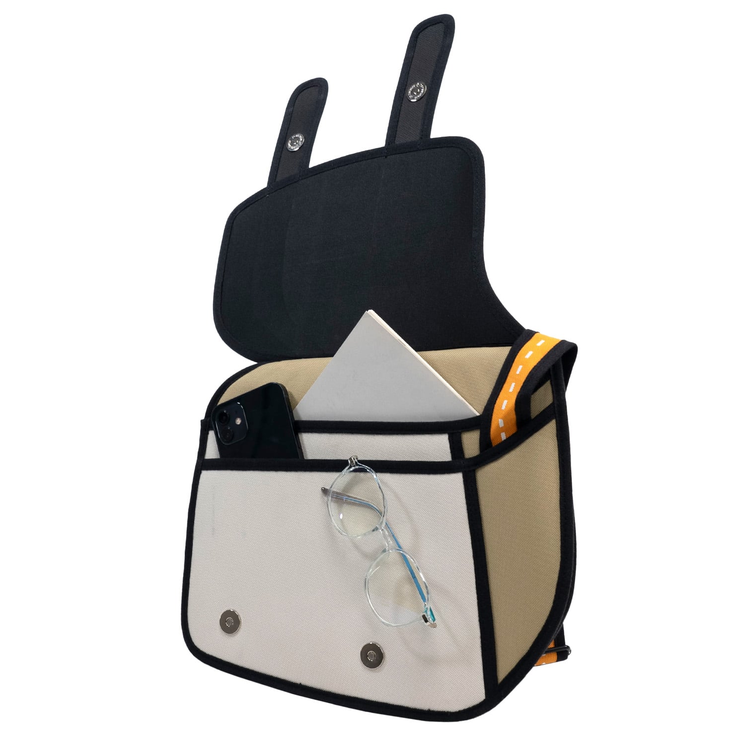 Cheese Orange Practical Shoulder Camera Bag - Image 6