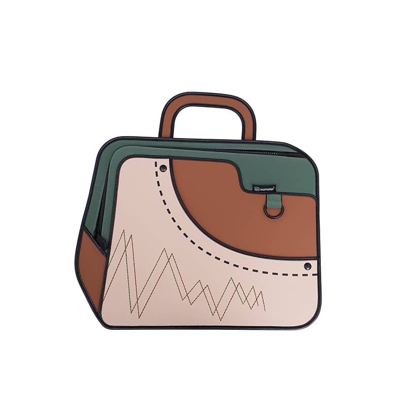 Crush 2D Cartoon Bag – Heartbeat Embroidery,Versatile - Image 6