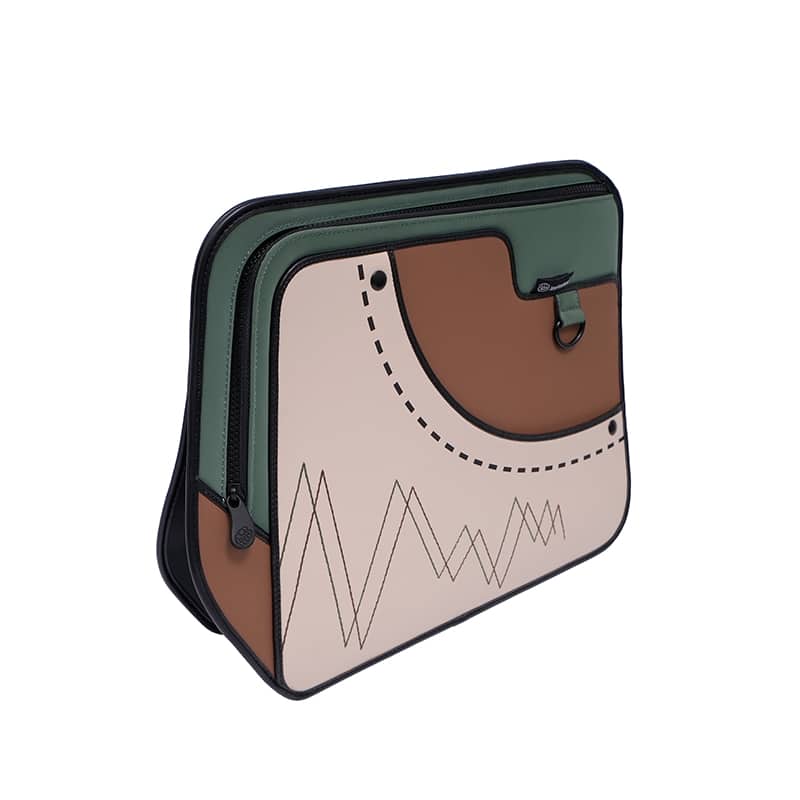 Crush 2D Cartoon Bag – Heartbeat Embroidery,Versatile - Image 7