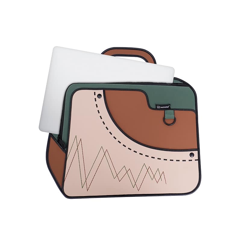 Crush 2D Cartoon Bag – Heartbeat Embroidery,Versatile - Image 8