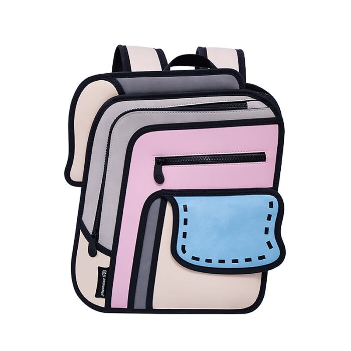 Flip Toast Cartoon Backpack - Pink Dream