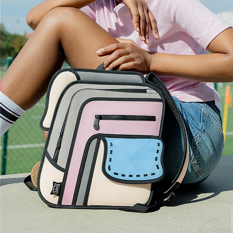 Flip Toast Cartoon Backpack - Pink Dream - Image 2