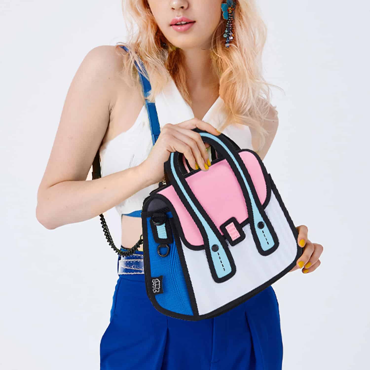 Owl Metal Chain Bag-Fun 2D Cartoon Style - Image 2