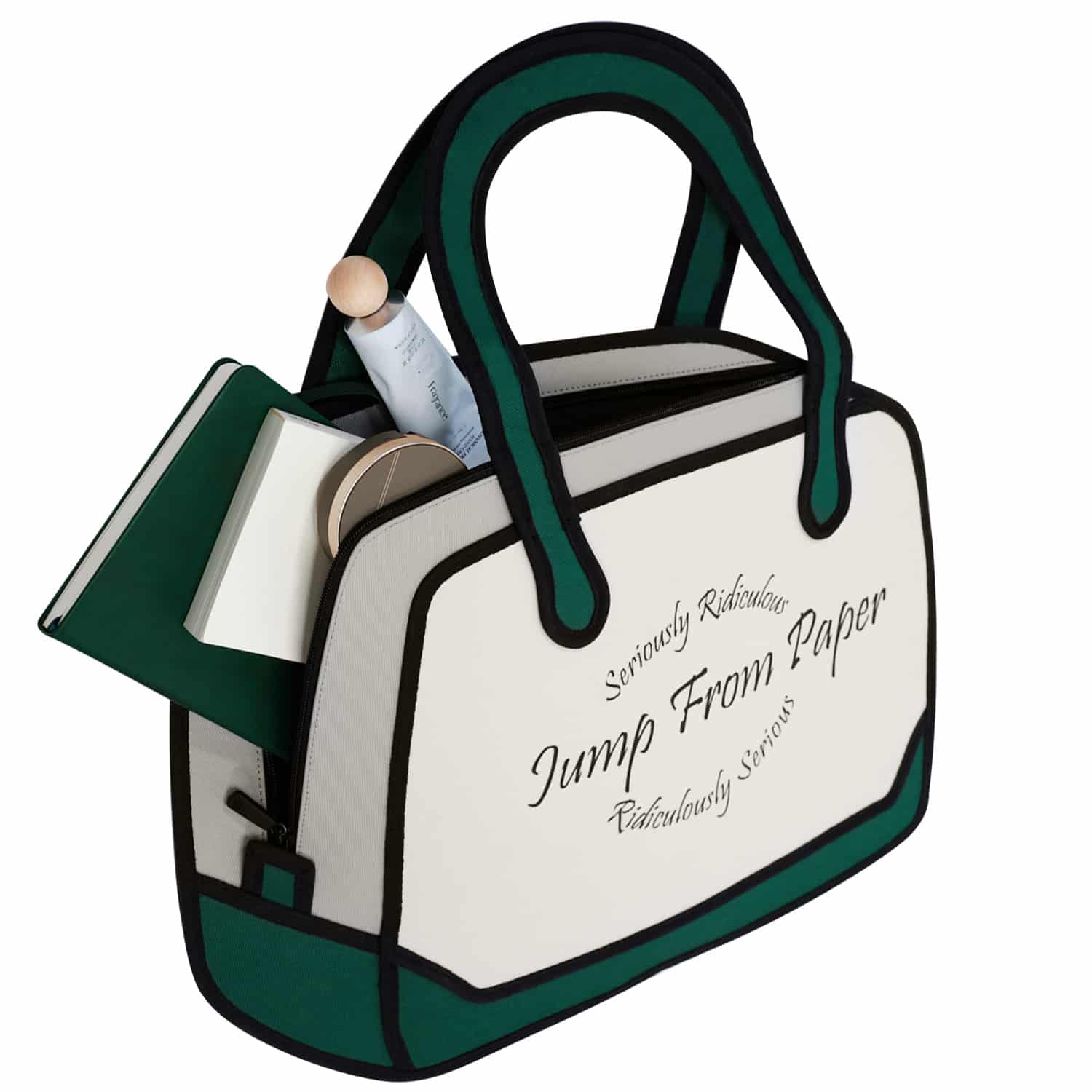 Play Harder-2D Cartoon Handbag - Image 5