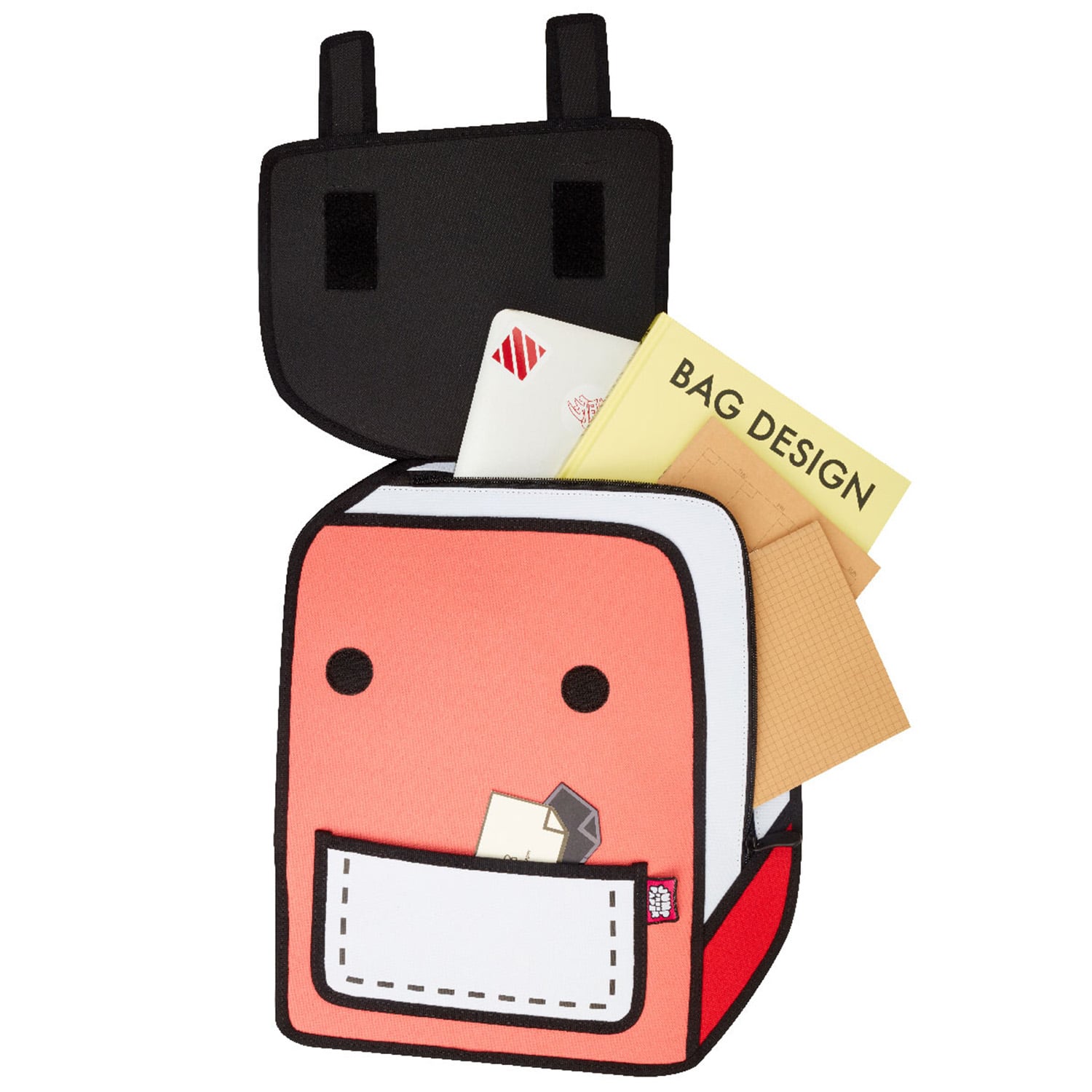 Spaceman Cartoon Backpack – Fun 2D Bag - Image 6