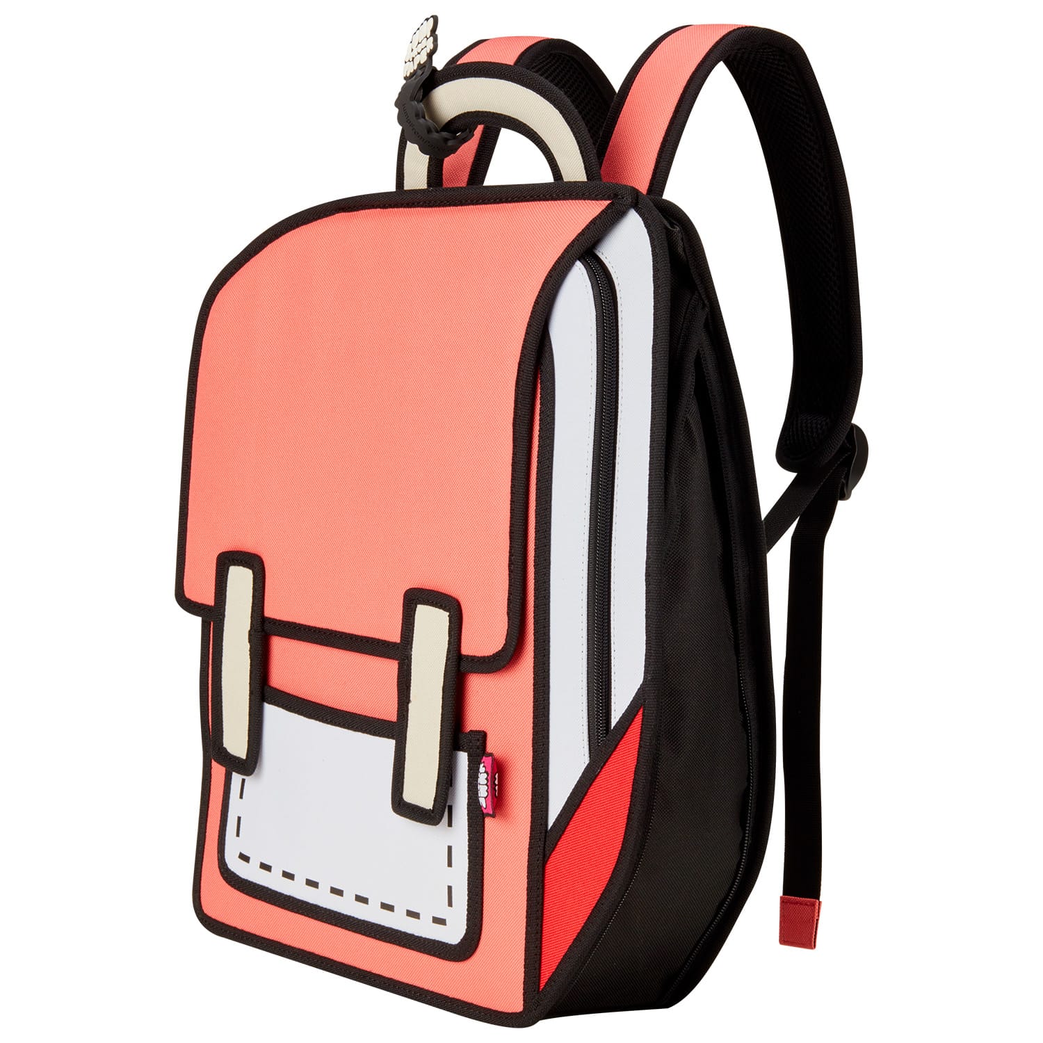 Spaceman Cartoon Backpack – Fun 2D Bag - Image 5
