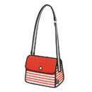 Stripe 2D Shoulder Bag – Trendy And Adjustable