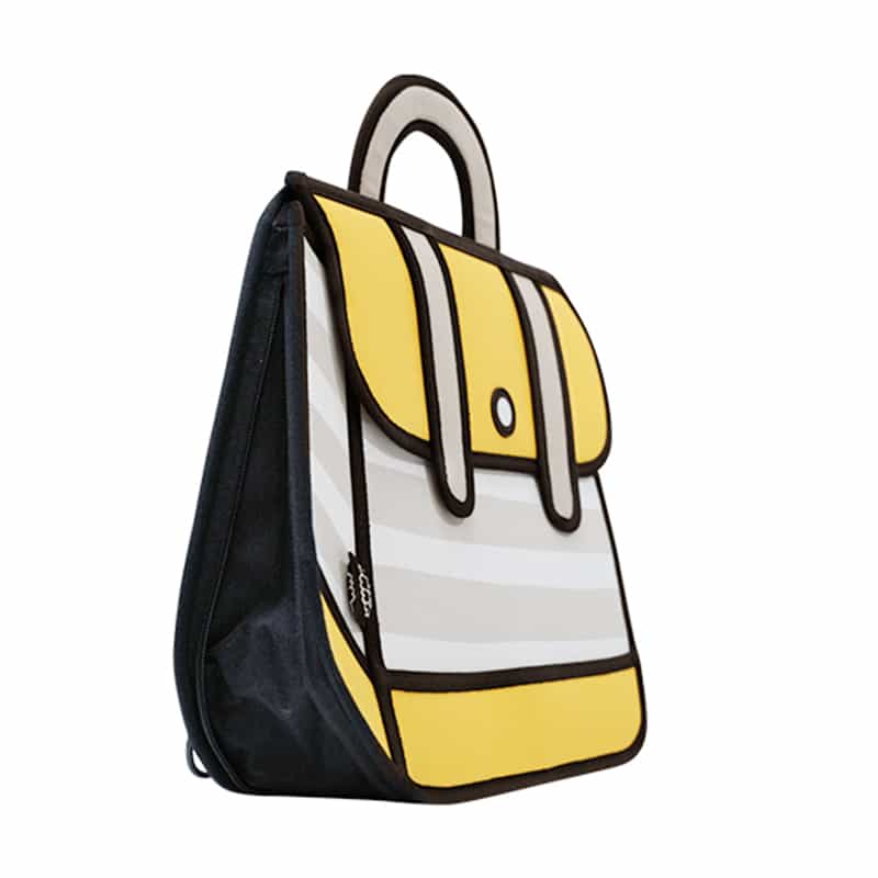 Funny Striped 2D Cartoon Handbag - Image 5