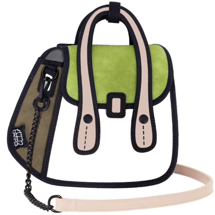 Junior Owl Metal Chain Bag-Fun 2D Cartoon Style